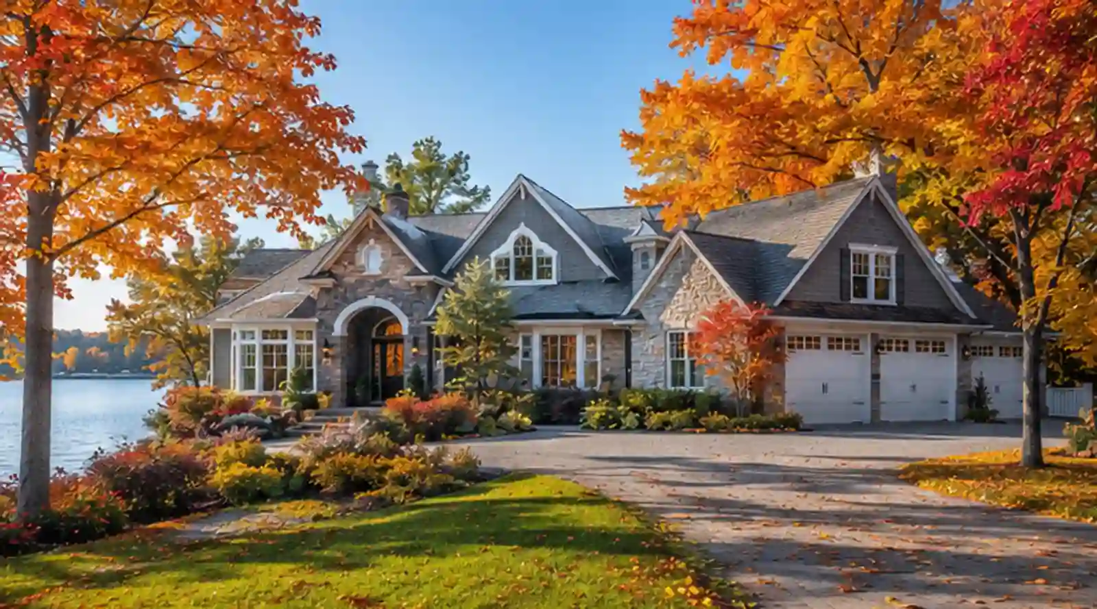Autumn Home Exterior — Minnetonka home inspection