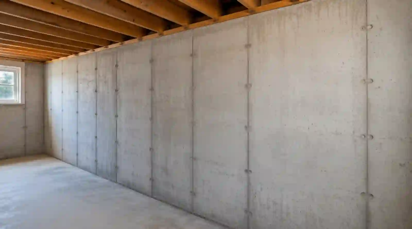 How step cracking in block foundation presents during an inspection — Step Cracking in Block Foundation in a Minnetonka home
